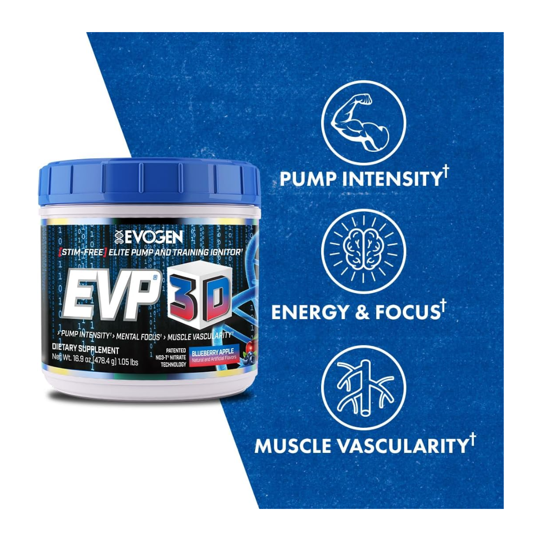Evogen Nutrition EVP 3D Blueberry Apple 40 Servings