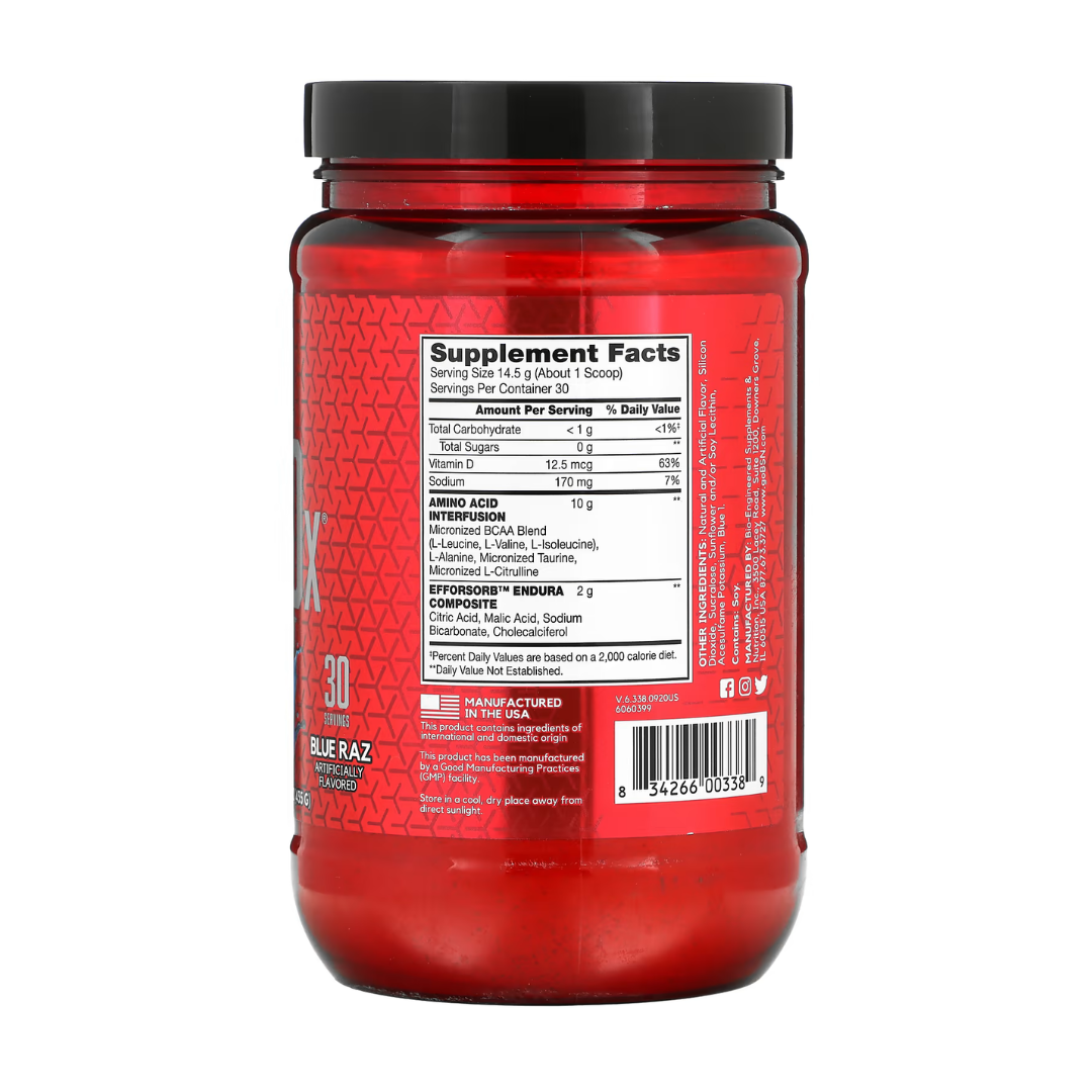 BSN Amino X 30 Serving Blue Raz
