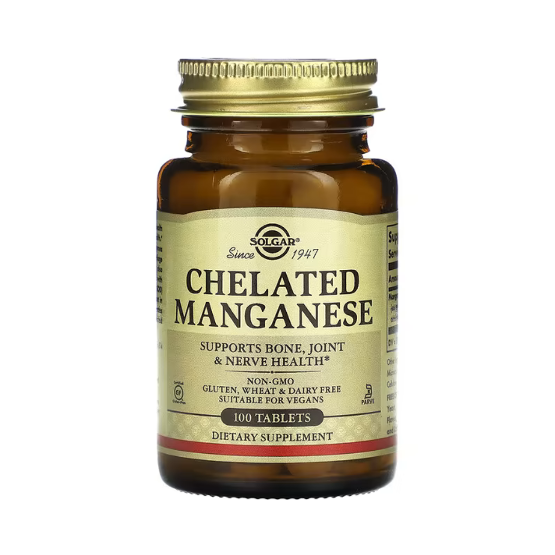 Solgar Chelated Manganese 100 Tablets