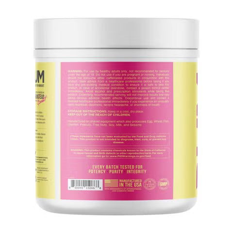 RAW X CBUM THAVAGE PRE-WORKOUT RASPBERRY LEMONADE 520GM