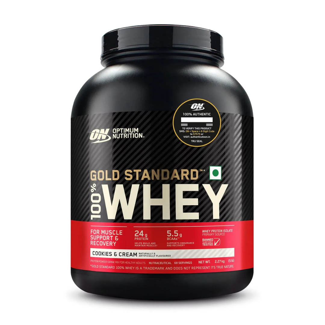 ON Optimum Nutrition Gold Standard Whey Protein 5 lb Cookies & Cream