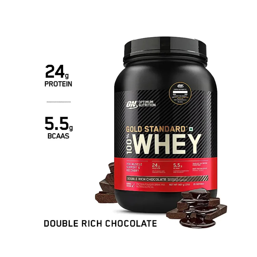 ON Optimum Nutrition Gold Standard Whey Protein 2 lb Double Rich Chocolate