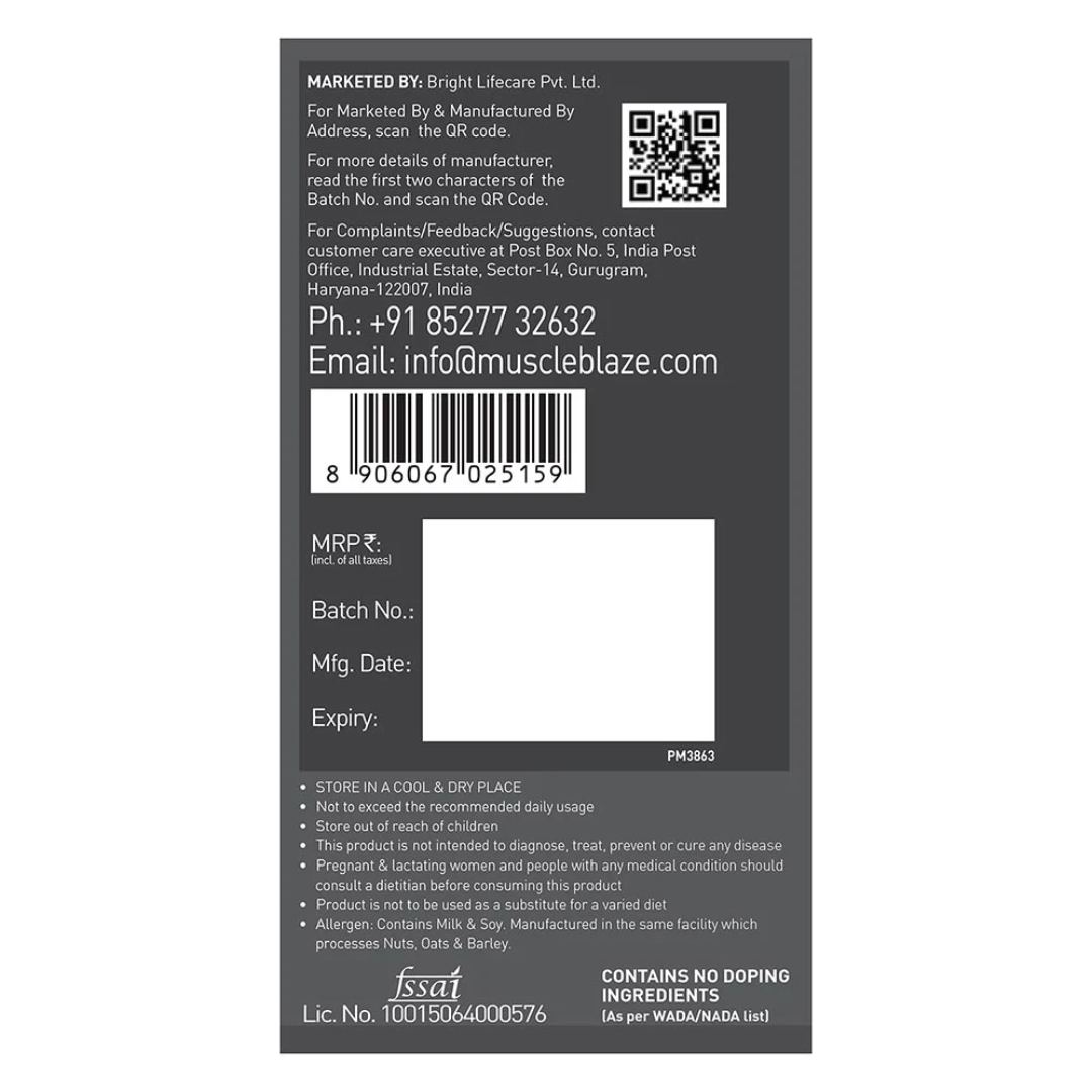 MuscleBlaze Iso-Zero 4.4 lb Ice Cream Chocolate