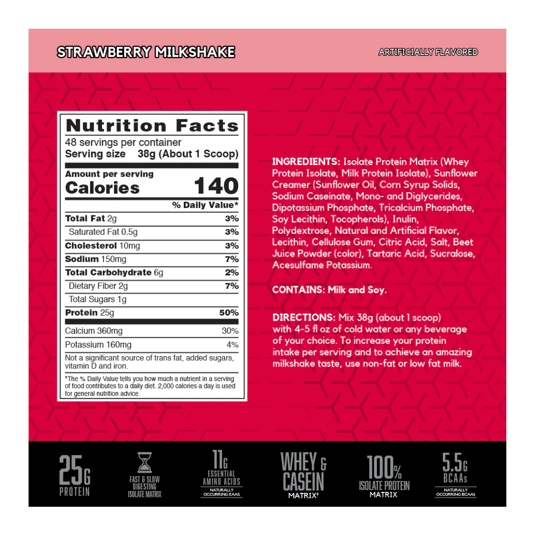 BSN SYNTHA 6 ISOLATE STRAWBERRY MILKSHAKE 1.82 KG
