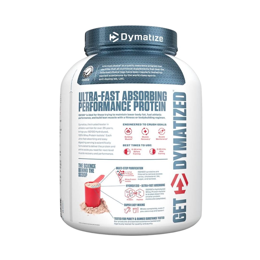 Dymatize Iso 100 5 lb Gourmet Chocolate
