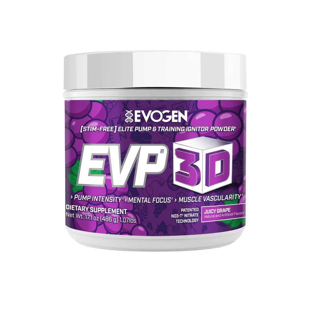 Evogen EVP-3D, Juicy Grape - 40 Servings