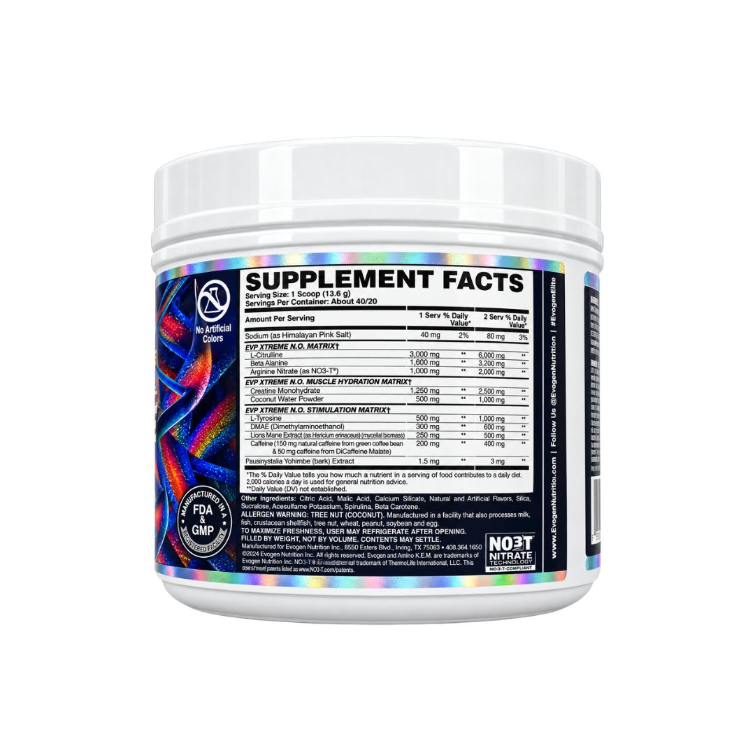 Evogen Nutrition EVP Xtreme N.O Sour Candy | 40 Servings| Protein Nation