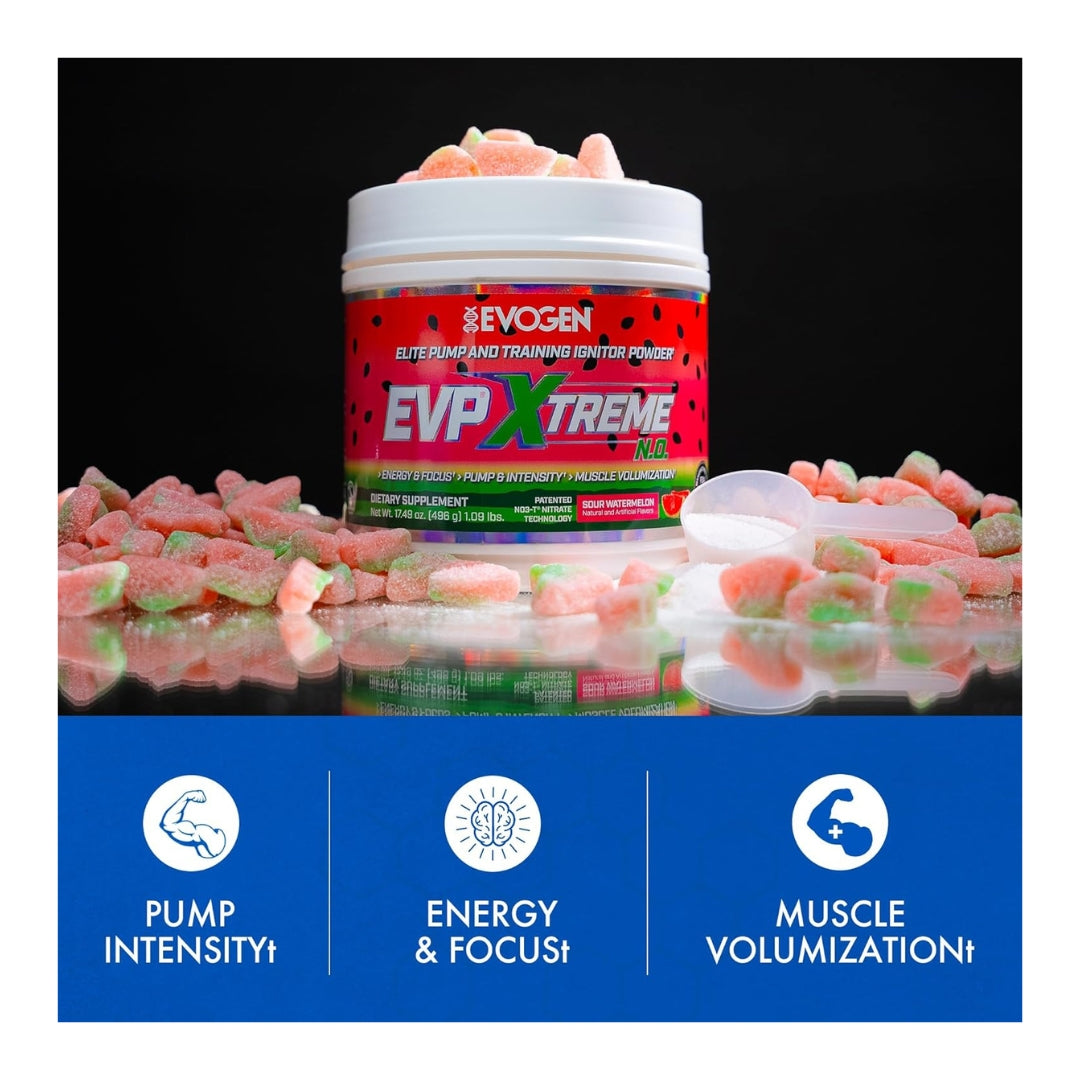 Evogen Nutrition EVP Xtreme N.O Sour Candy | 40 Servings| Protein Nation