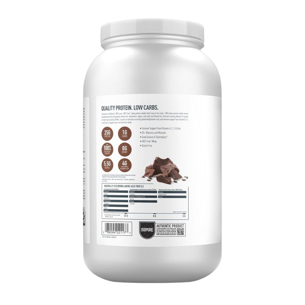 Isopure Low Carb Dutch Chocolate 3 LB