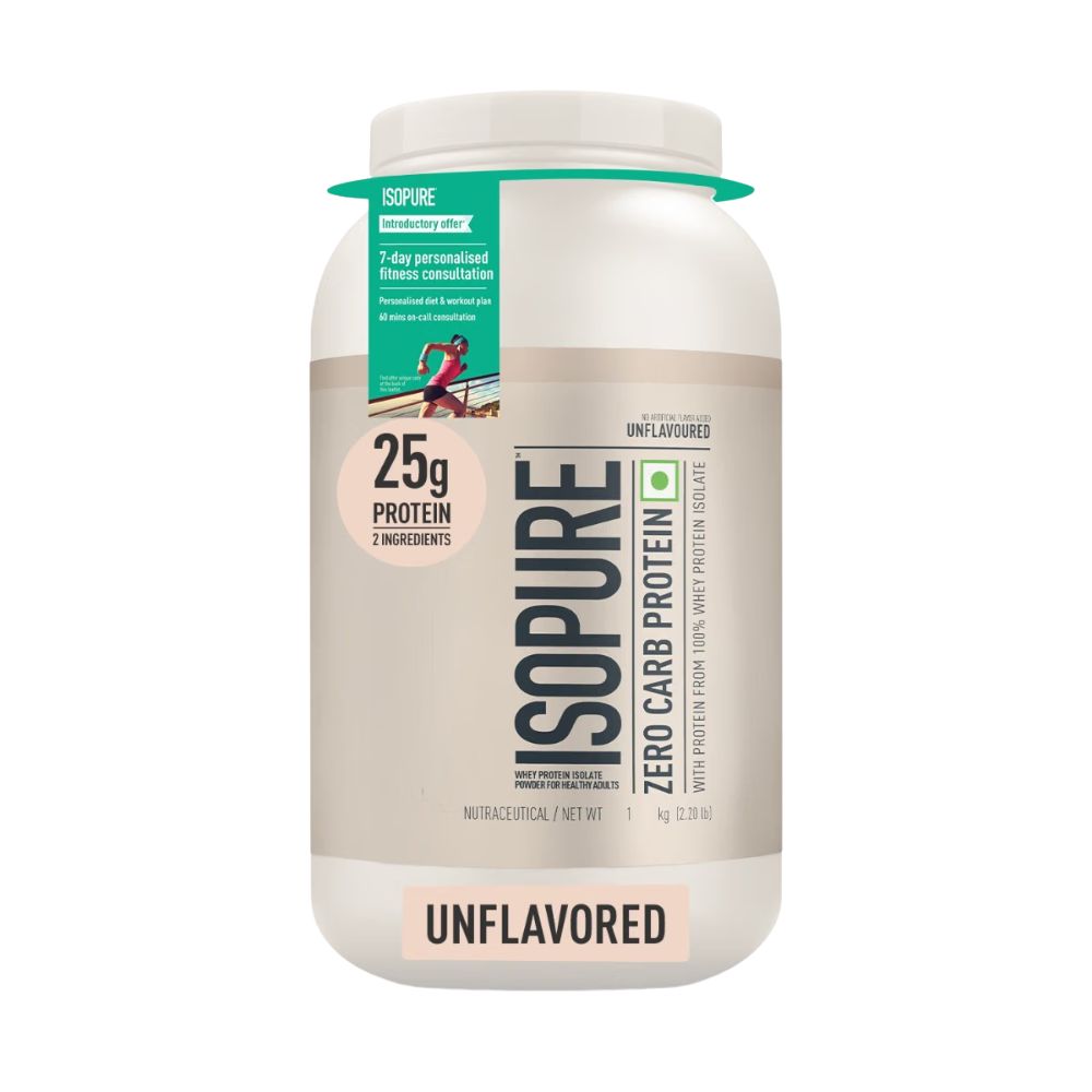Isopure Zero Carb Protein Powder Unflavored 1 KG
