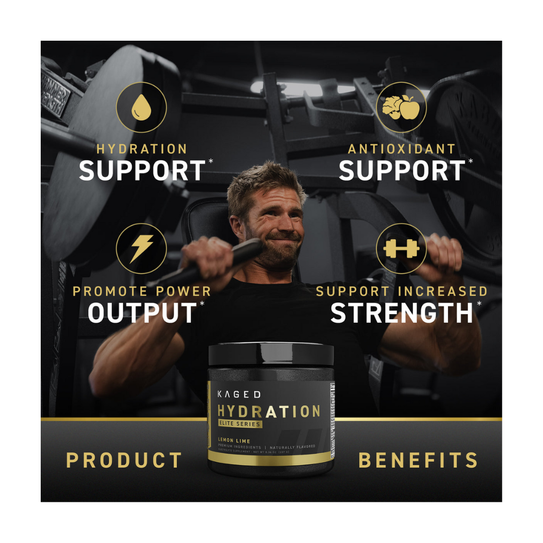 KAGED HYDRATION ELITE SERIES-LEMON LIME-30 SER