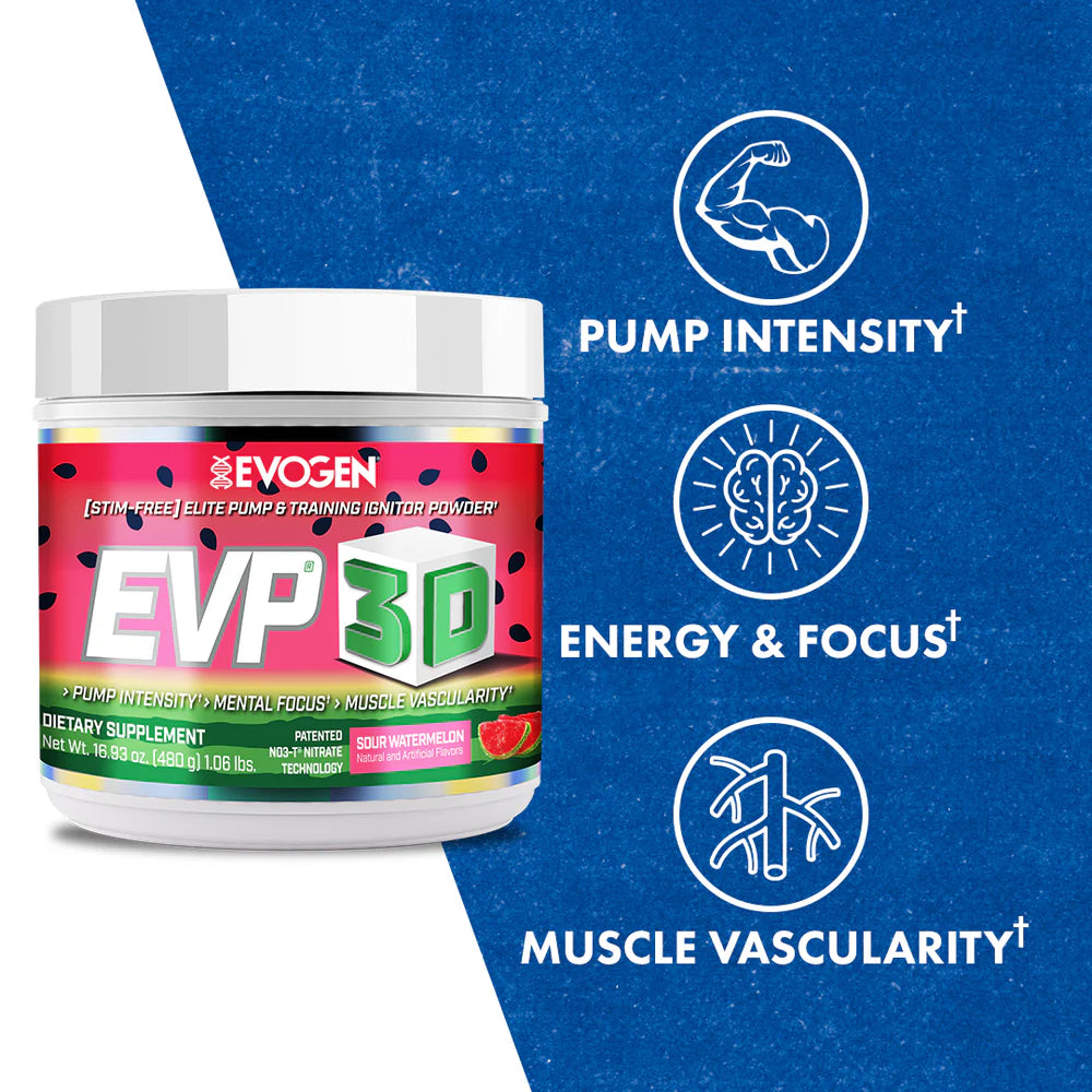 Evogen Nutrition EVP 3D Sour Watermelon 40 Servings | Protein Nation