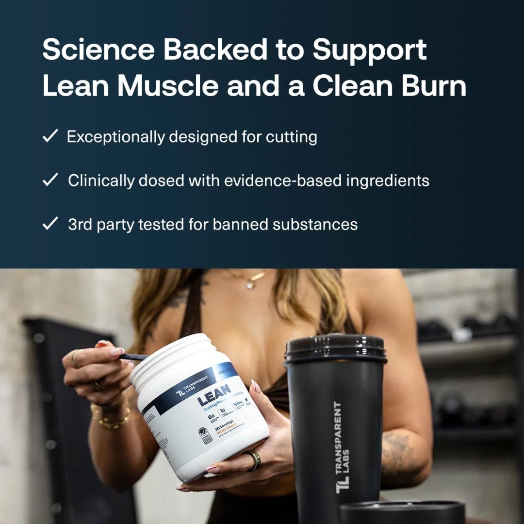 Transparent Labs LEAN Pre-Workout – Pink Lemonade