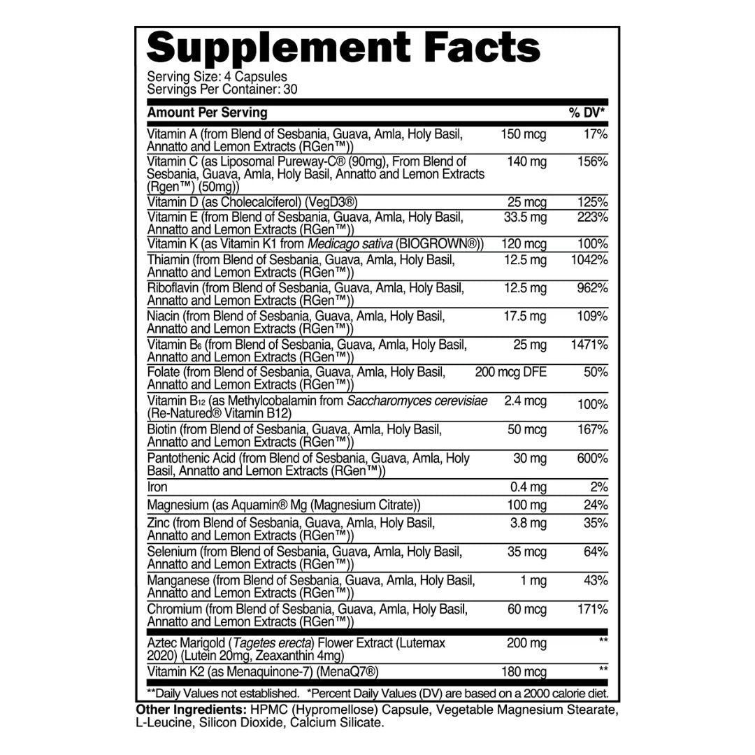 Transparent Labs Multivitamin