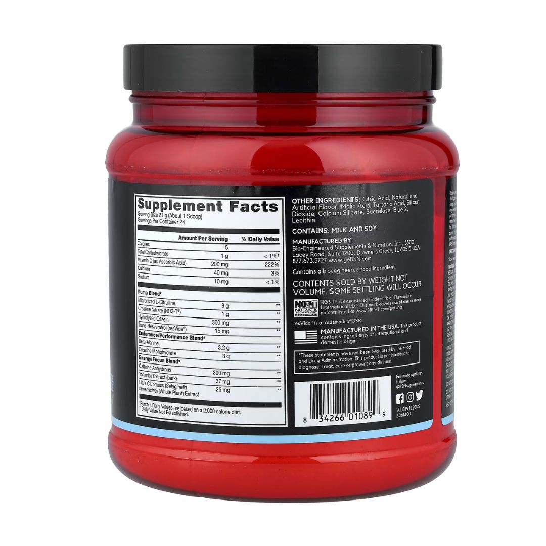 BSN NO XPLODE VASO PUMP24SERV 504G RAZZLLE DAZZLE