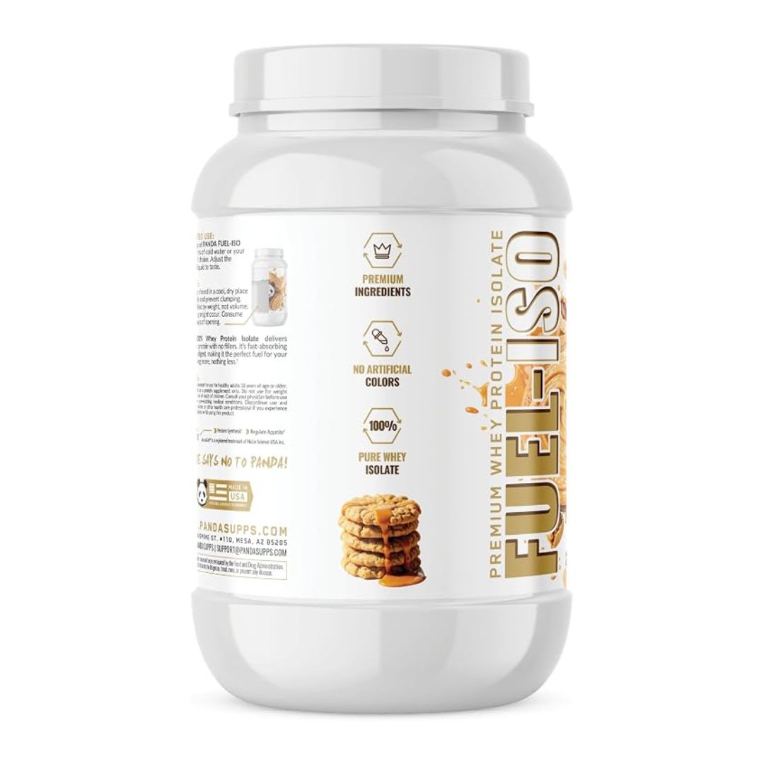 PANDA SUPPLEMENTS ISO - FUEL PREMIUM PROTEIN 25 SERV 1.6 LB - CHOCOLATE BROWNIE WHIP