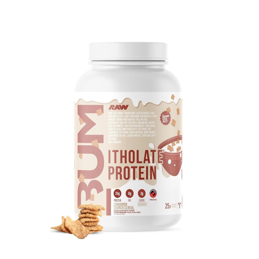 RAW CBUM ITHOLATE PROTEIN CINNAMON CRUNCH CEREAL 775GM