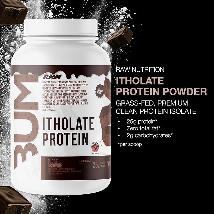 RAW CBUM ITHOLATE PROTEIN FUDGE BROWNIE 1.76LB