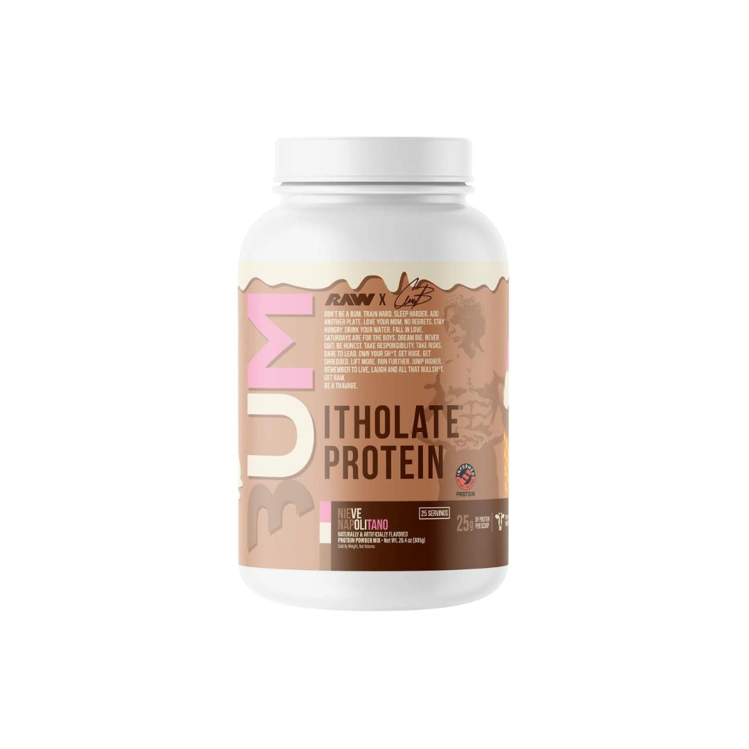 RAW CBUM ITHOLATE PROTEIN NIEVE NEPOLITANO PIE 1.76LB