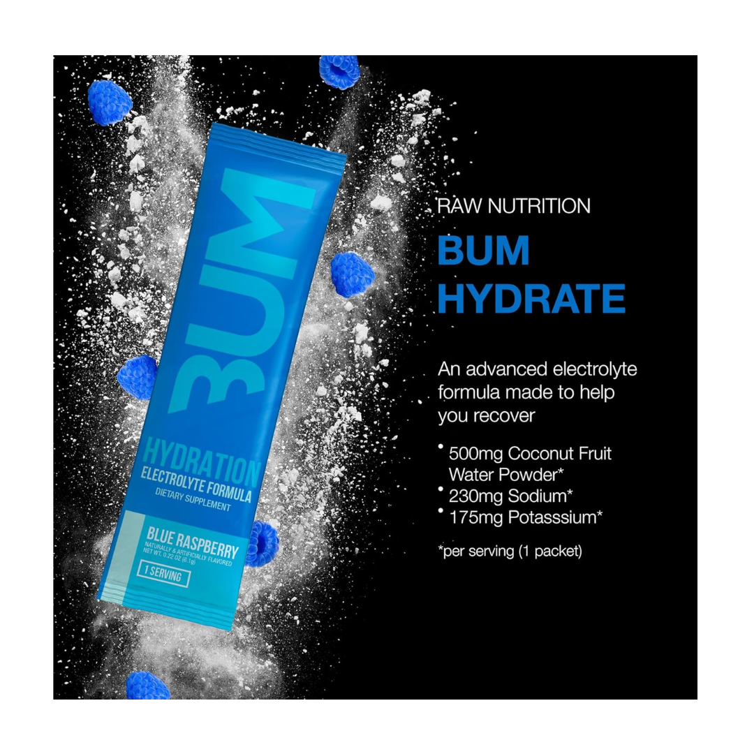 Raw Bum Hydration Blue Raspberry