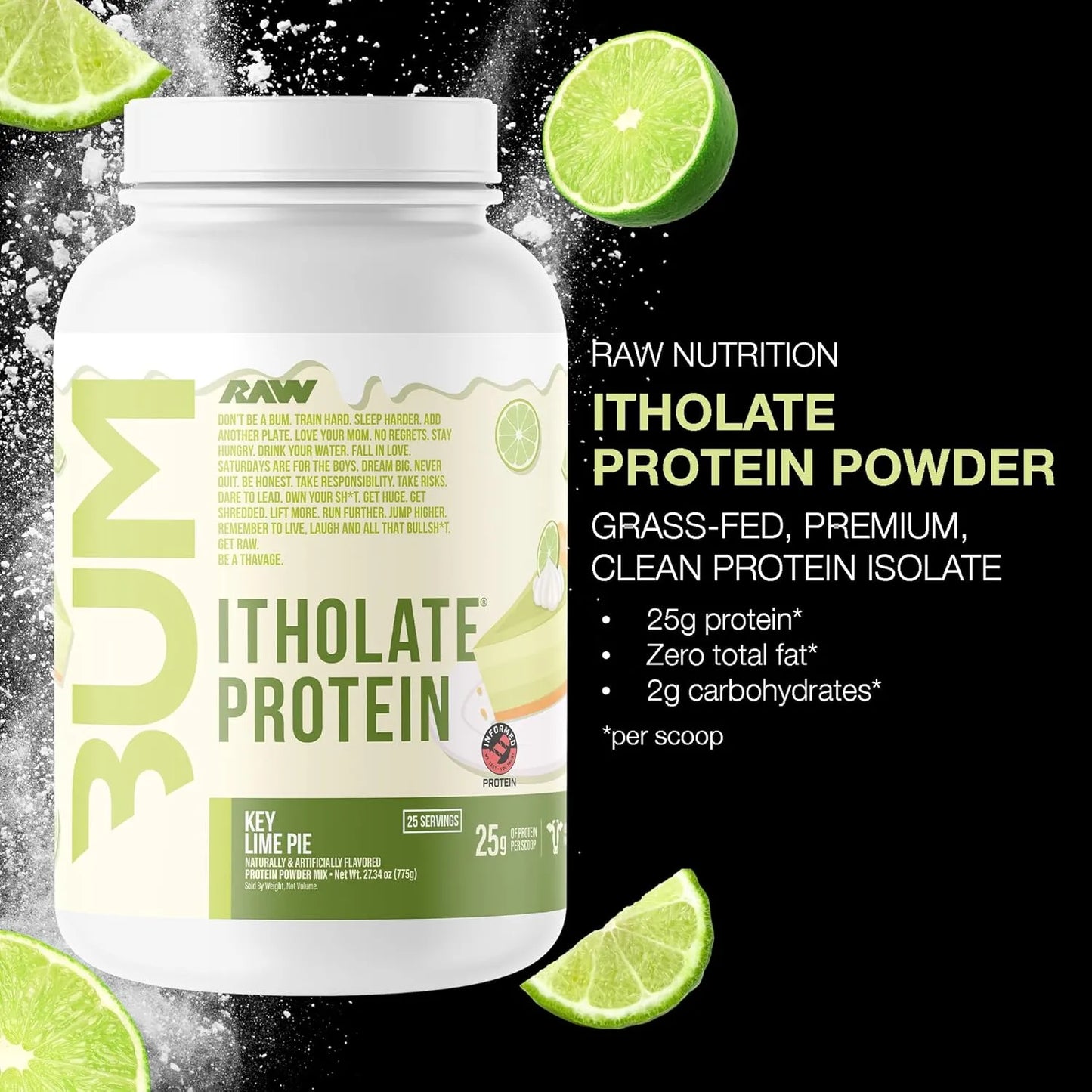 RAW CBUM ITHOLATE PROTEIN KEY LIME 1.76LB