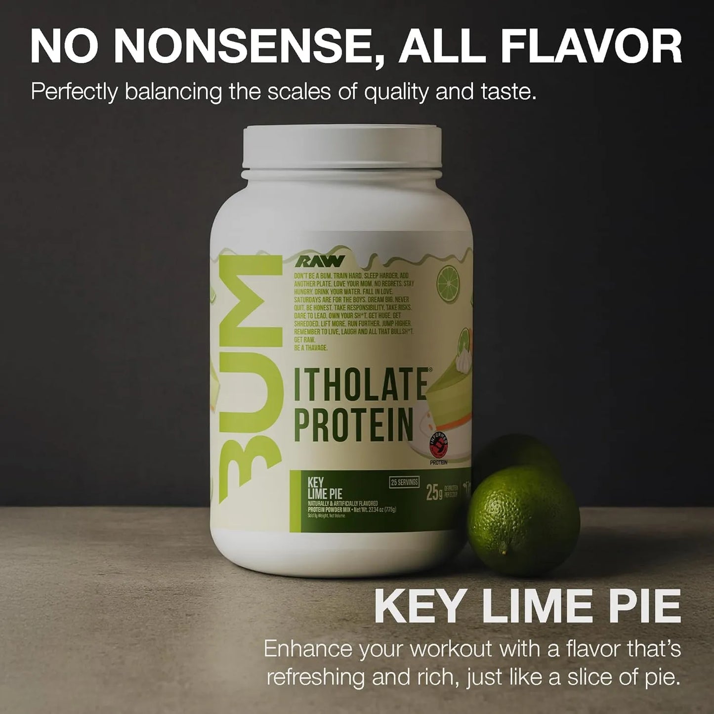 RAW CBUM ITHOLATE PROTEIN KEY LIME 1.76LB