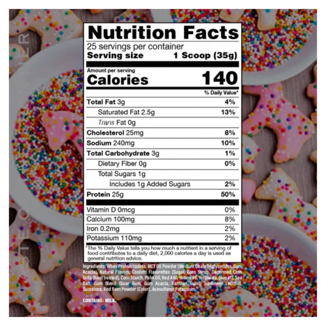 Raw Bum | Itholate Protein | Frosted Frenchie Cookies | 25 Servings | Protein Nation