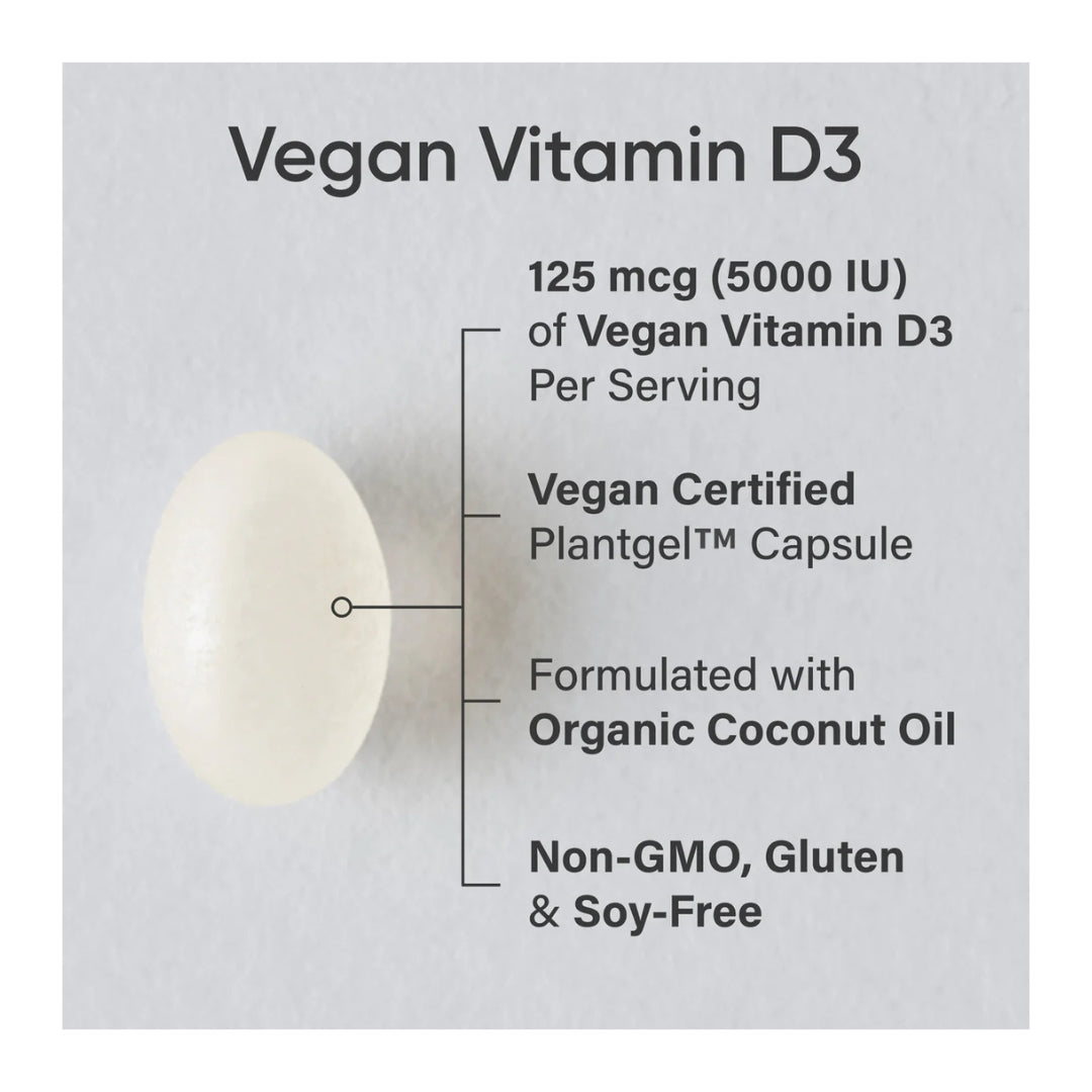 SPORTS RESEARCH VEGAN VITAMIN D3 5000 - 60 CAPS