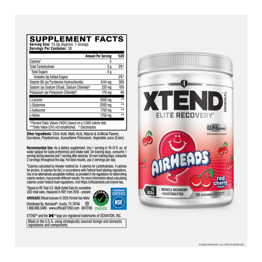Scivation Xtend The Original -Air Heads Cherry- 30 servings