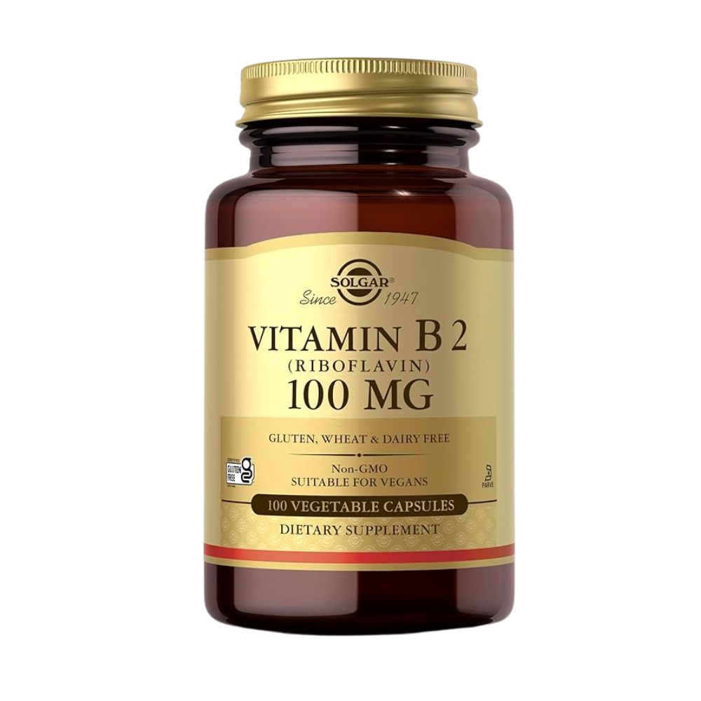 Solgar Vitamin B2 100 MG 100 Veg Capsules