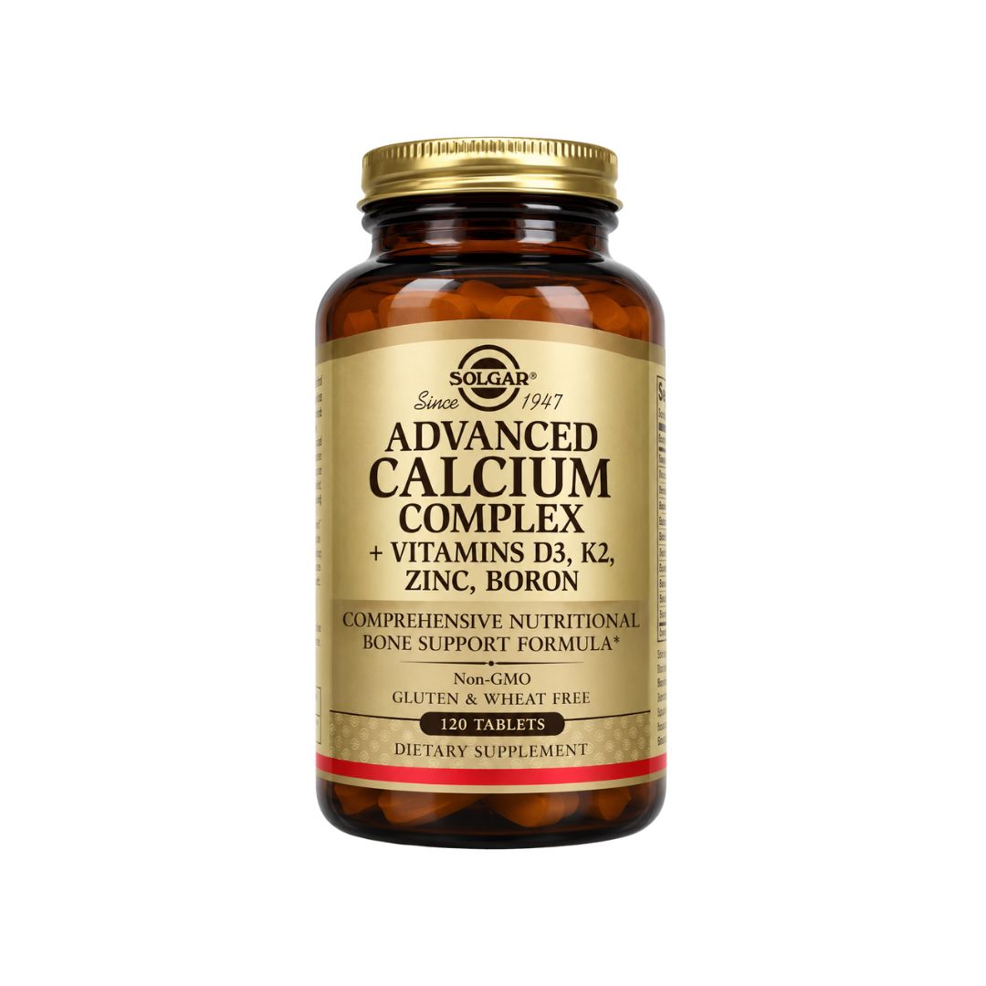 Solgar | Calcium 60+ Vitamin D3 | 120 Tabs | Protein Nation