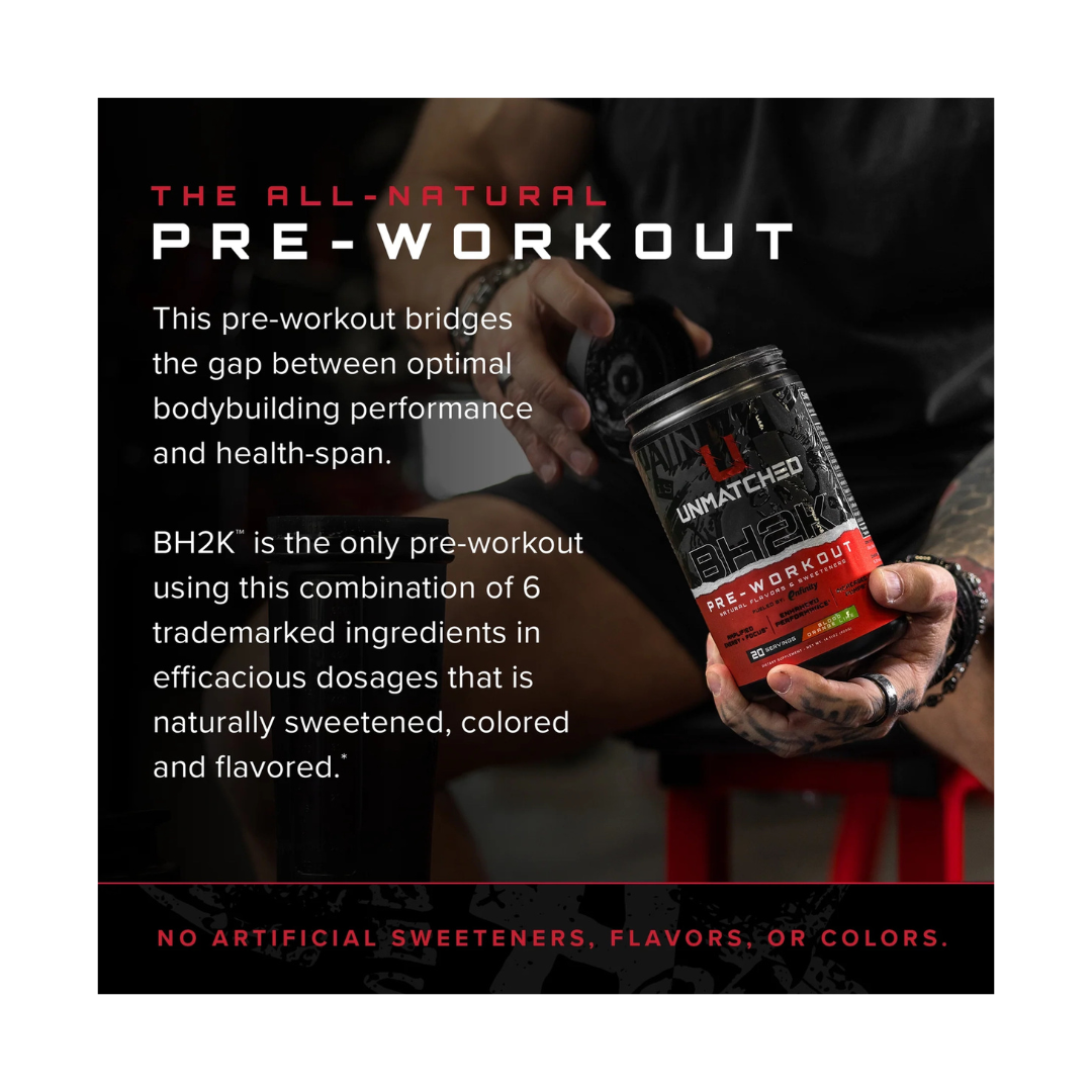Unmatched BH2K Pre Workout 20 Servings