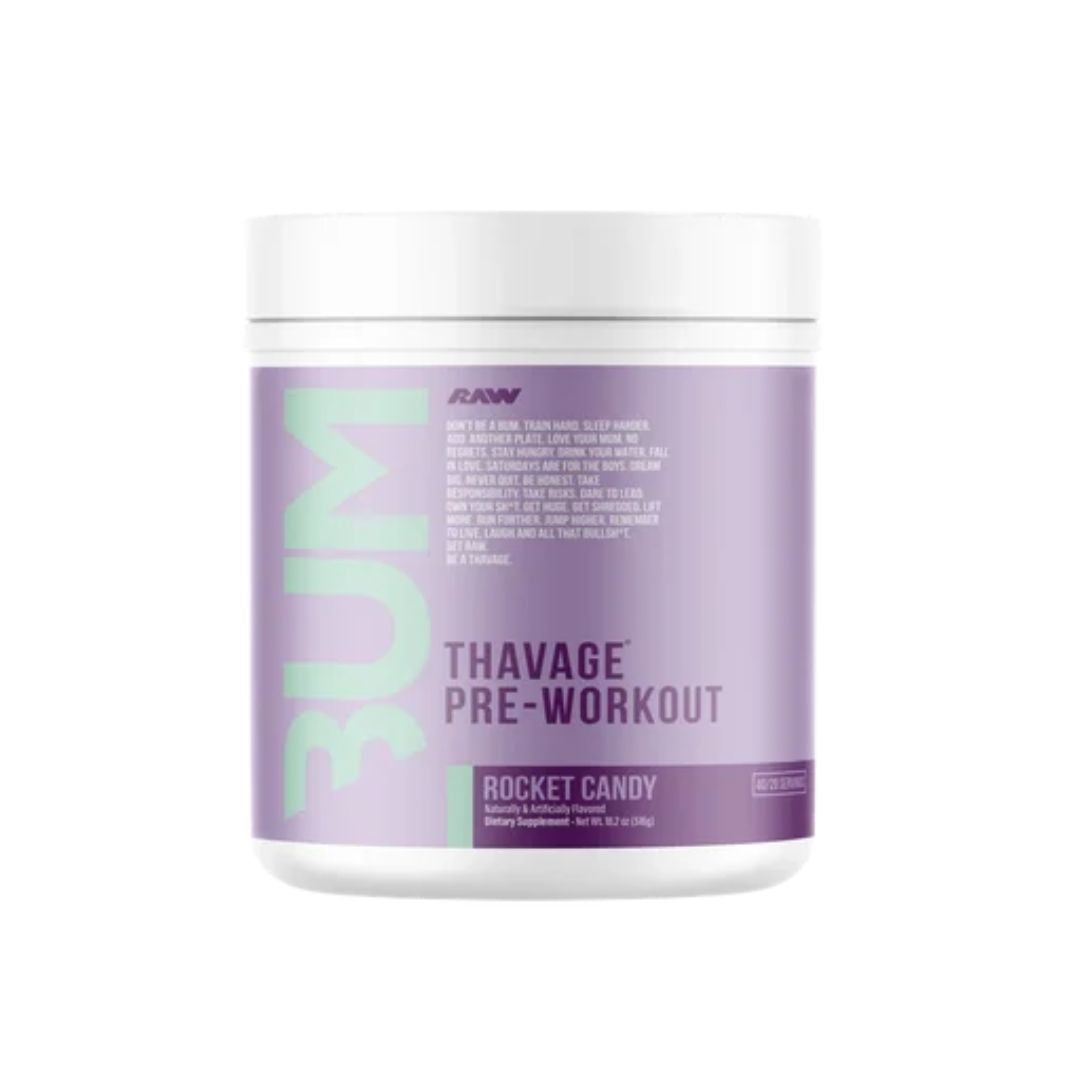RAW BUM THAVAGE PRE - ROCKET CANDY- 40 SER