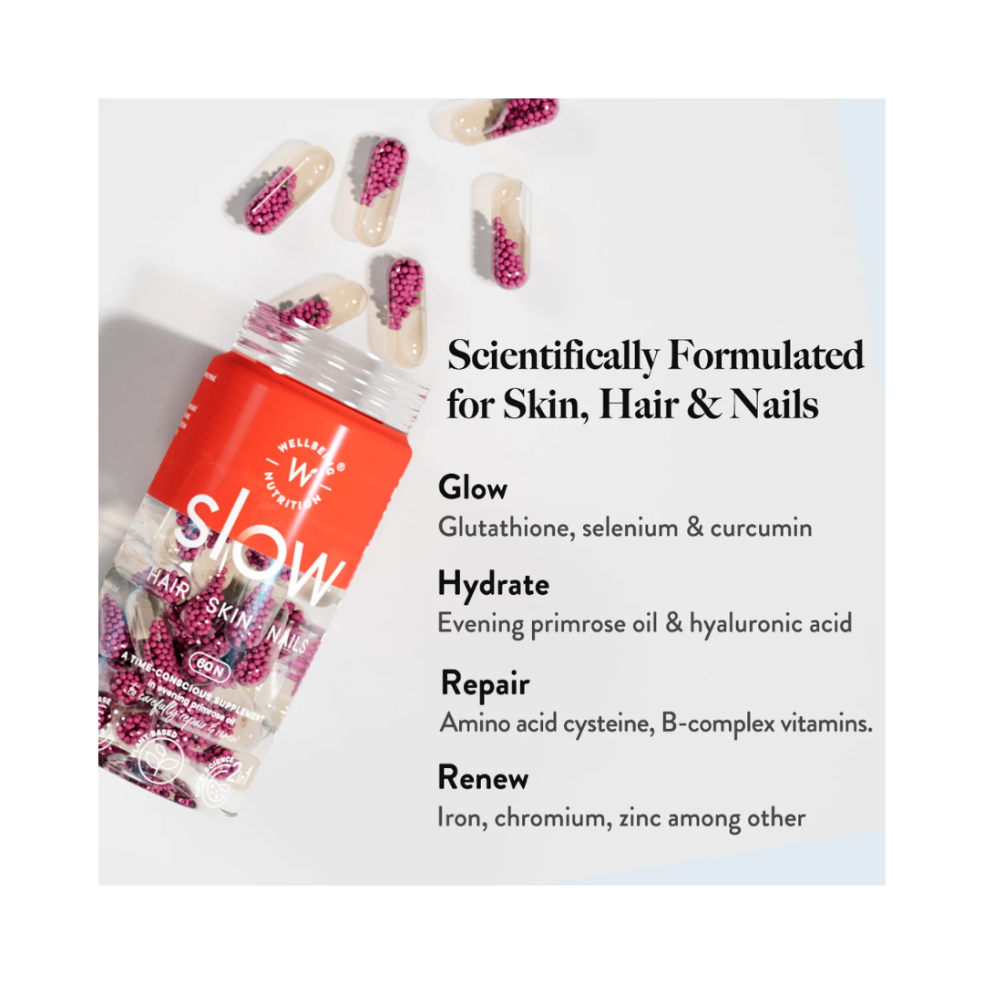 WELLBEING NUTRITION Slow Hair,Skin & Nails-60 Caps