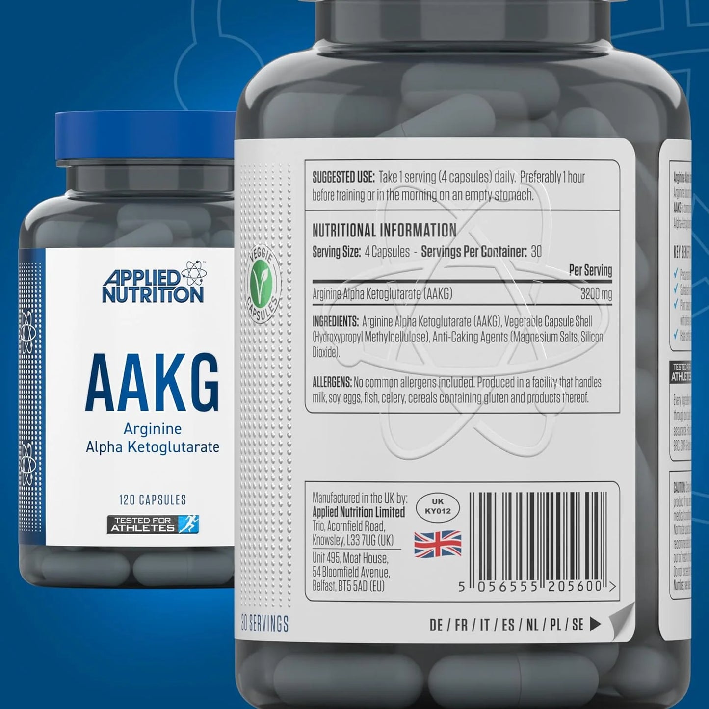 Applied Nutrition | AAKG Arginine | 120 capsules