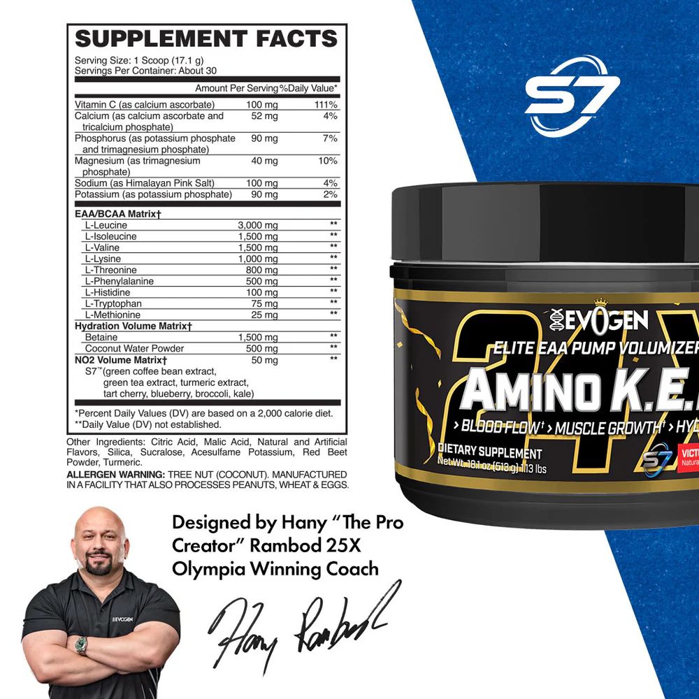 Evogen Amino K.E.M. Victory Punch | 30 Servings | Protein Nation