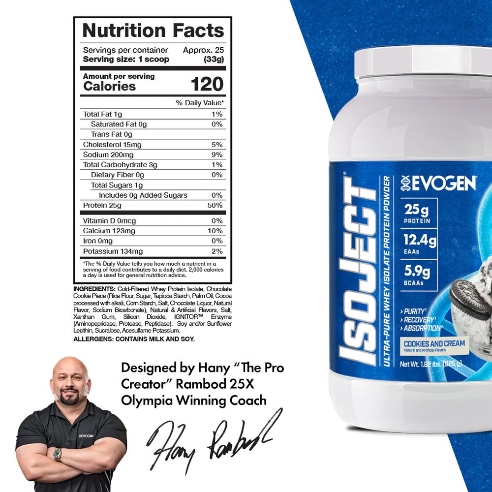 Evogen Nutrition Evofusion Cookies and Cream | 2.1 kg