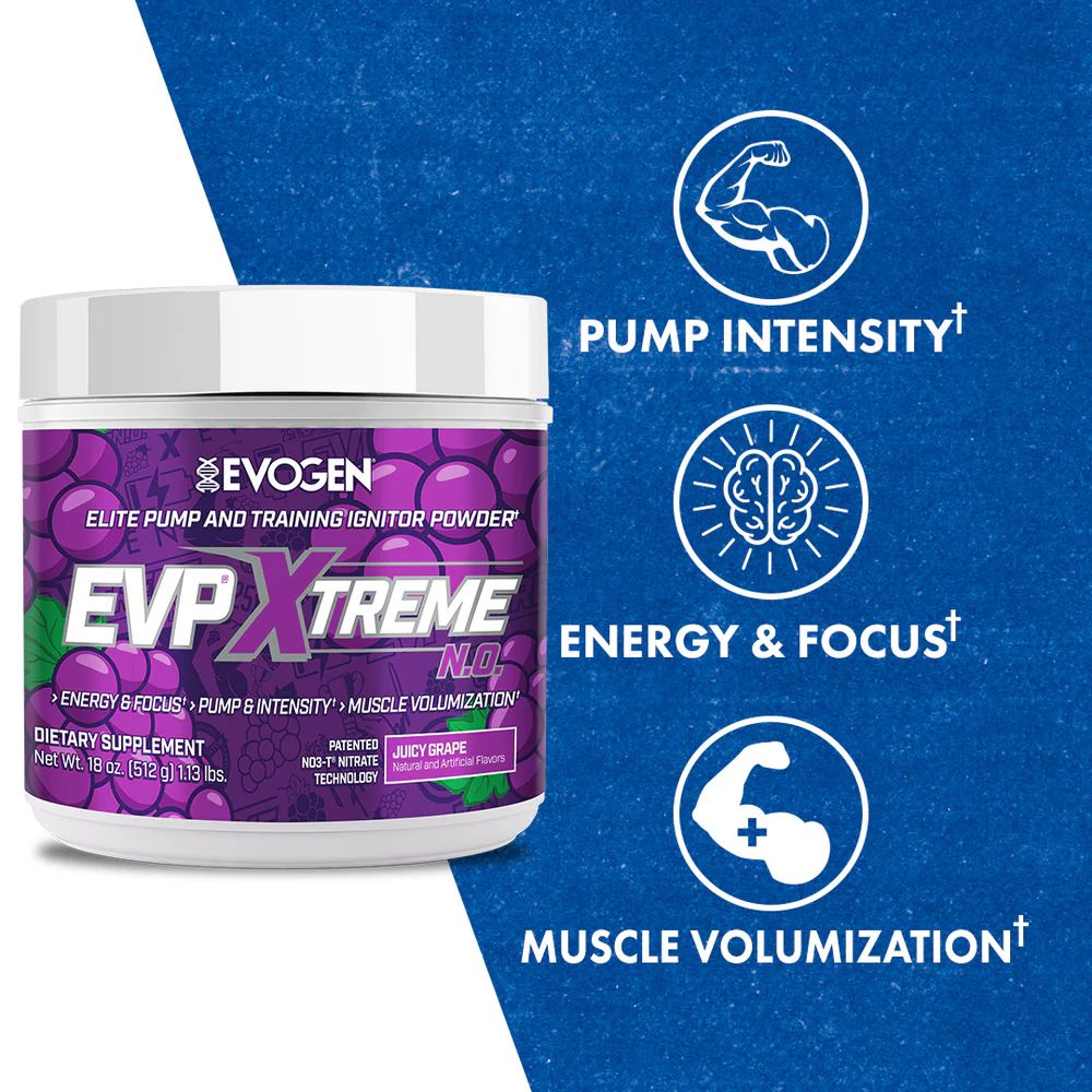Evogen Nutrition EVP Xtreme N.O Juicy Grape | 40 Servings | Protein Nation