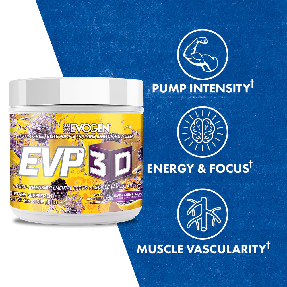 Evogen EVP 3D Blackberry Lemonade | 40 servings | Protein Nation