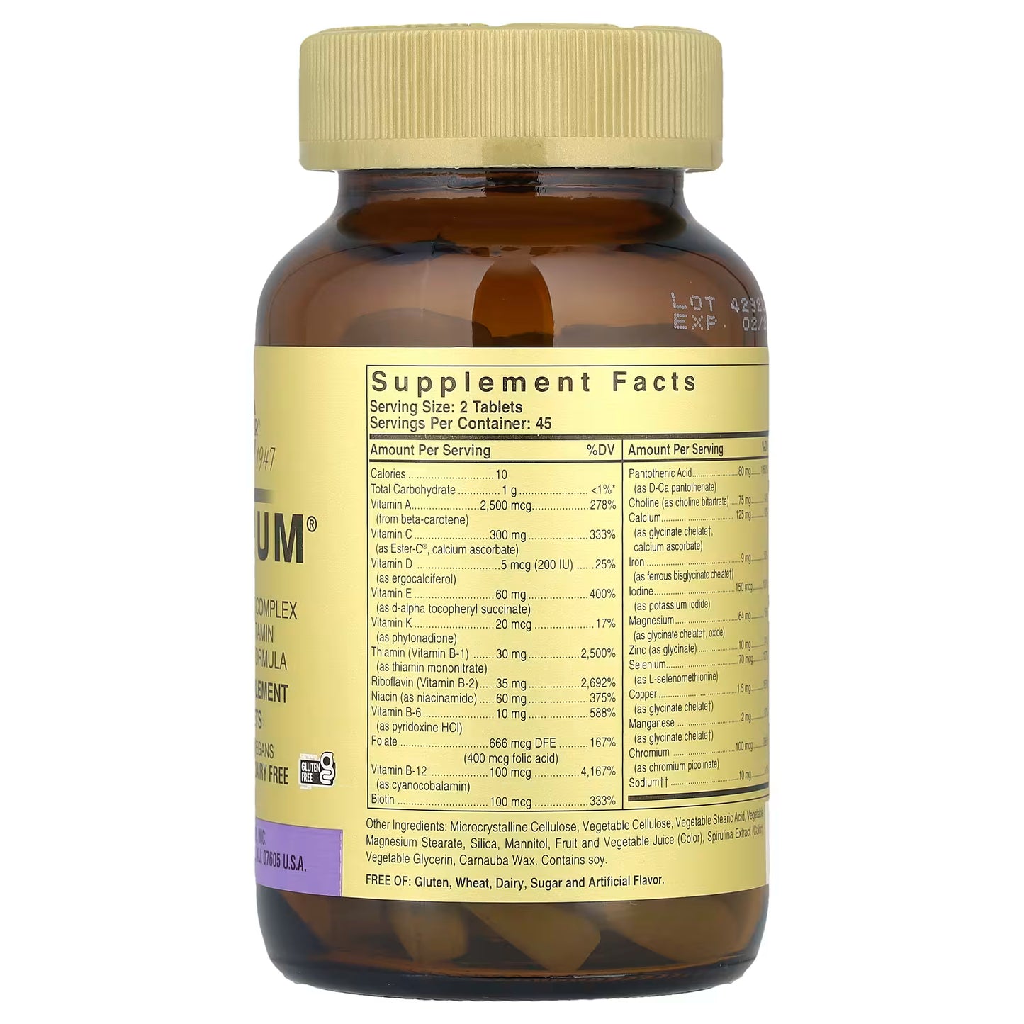 Solgar | Omnium | 90 Tablets | Protein Nation