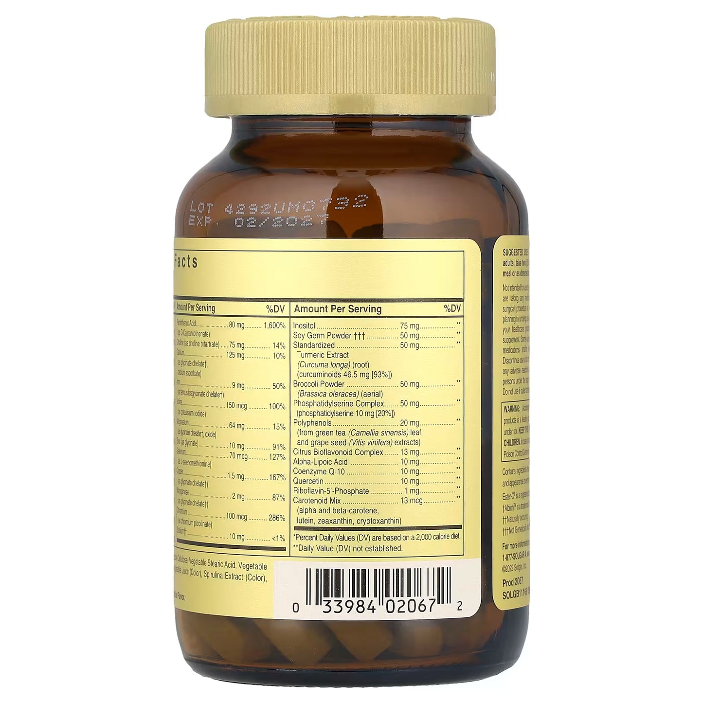 Solgar | Omnium | 90 Tablets | Protein Nation