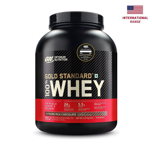 ON Optimum Nutrition Gold Standard Whey Protein 5 lb Extreme Milk Chocolate USA