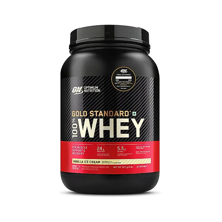 ON Optimum Nutrition Gold Standard Whey Protein 2 lb Vanilla Ice Cream