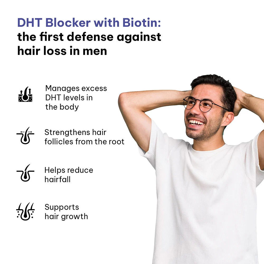 HK Vitals DHT Blocker with Biotin 60 tablets