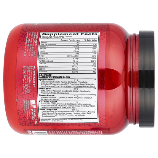 BSN NO XPLODE -FRUIT PUNCH - 30 SERVINGS