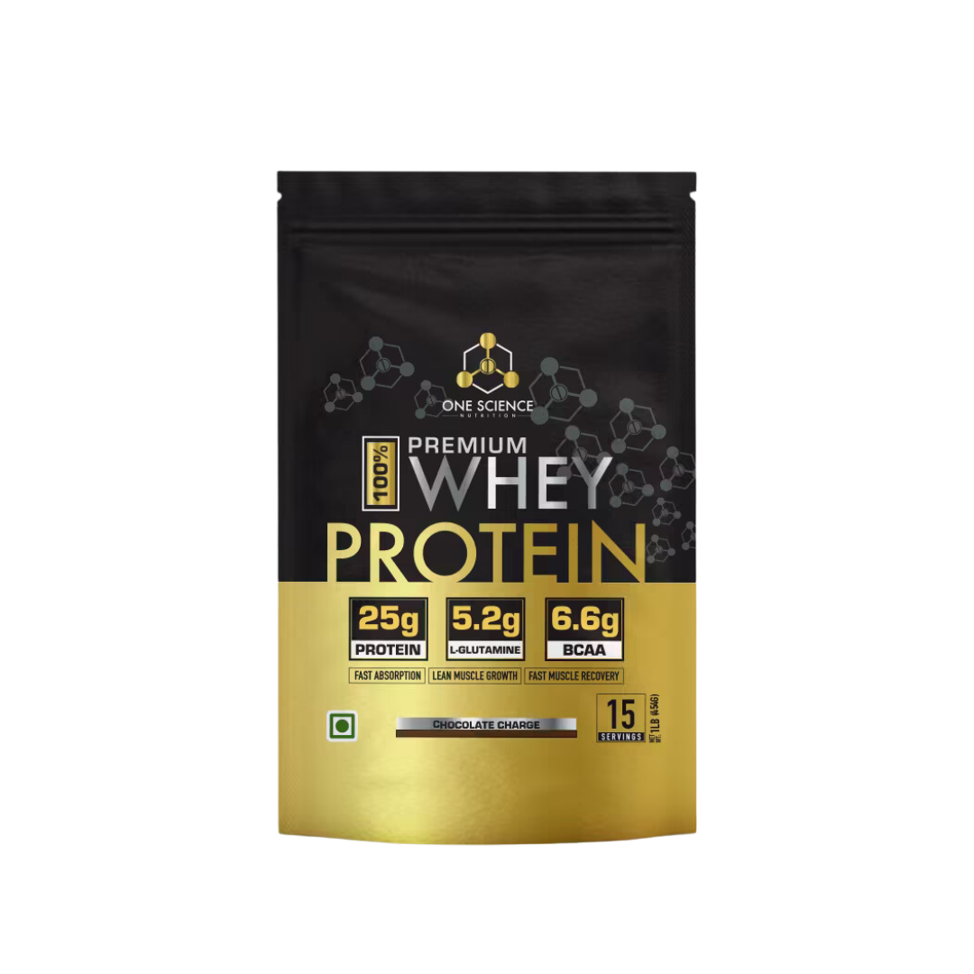 ONE SCIENCE PREMIUM WHEY PROTEIN 1LBS CHOCOLATE CHARGE