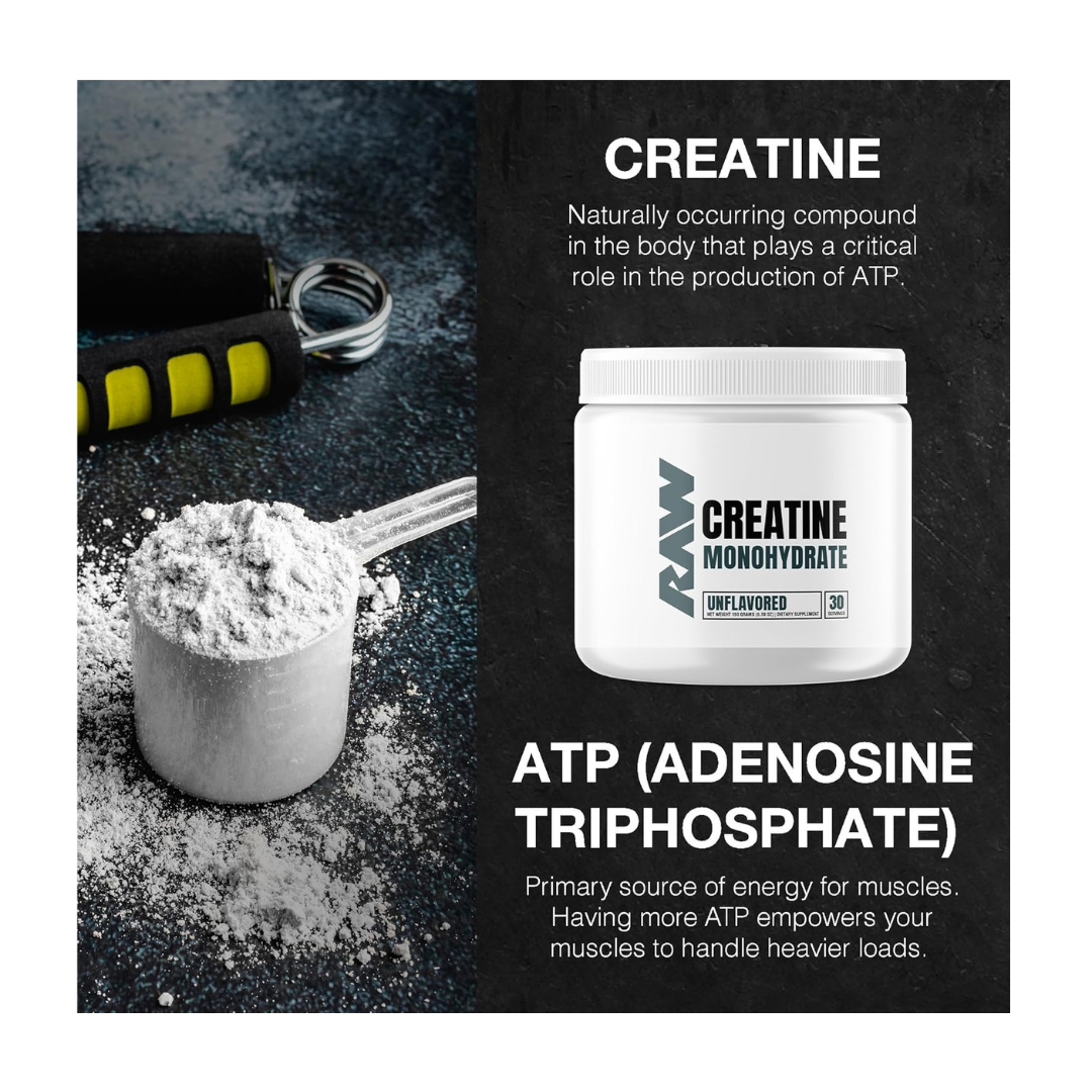 RAW CREATINE UNFLAVORED 150GM