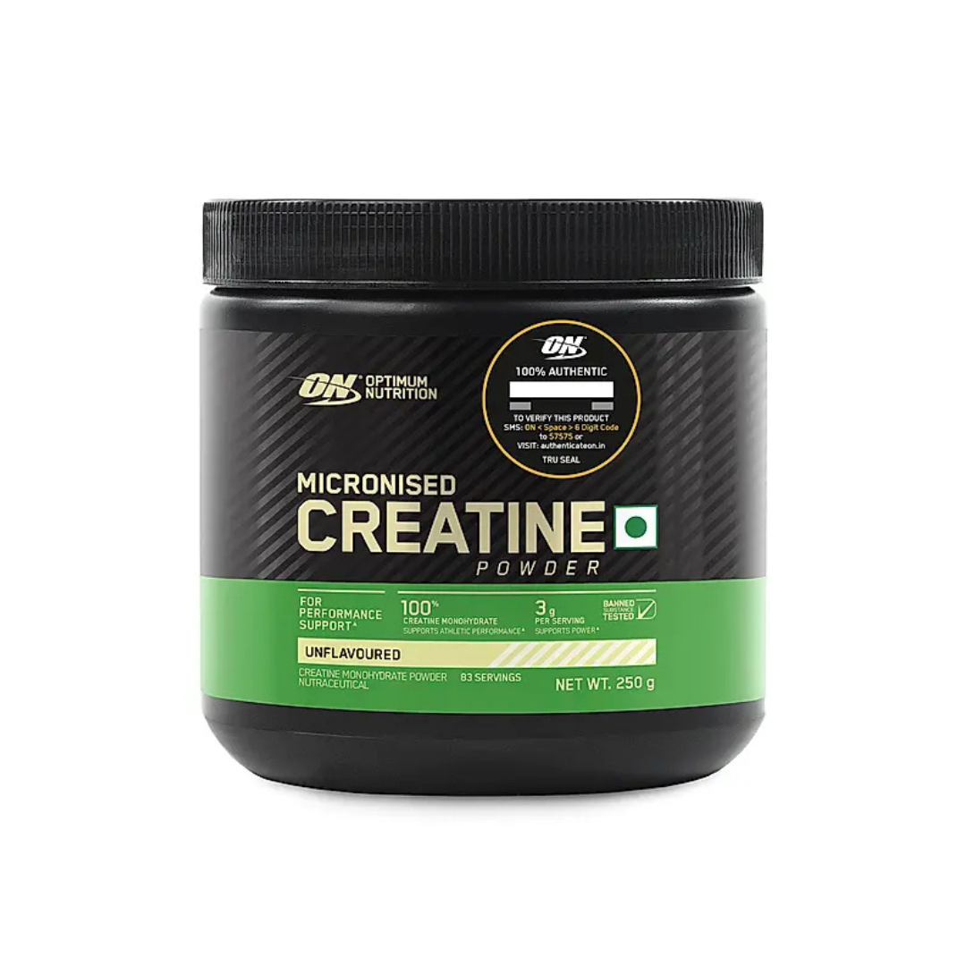 ON Optimum Nutrition Micronized Creatine Powder 250 gm Unflavoured