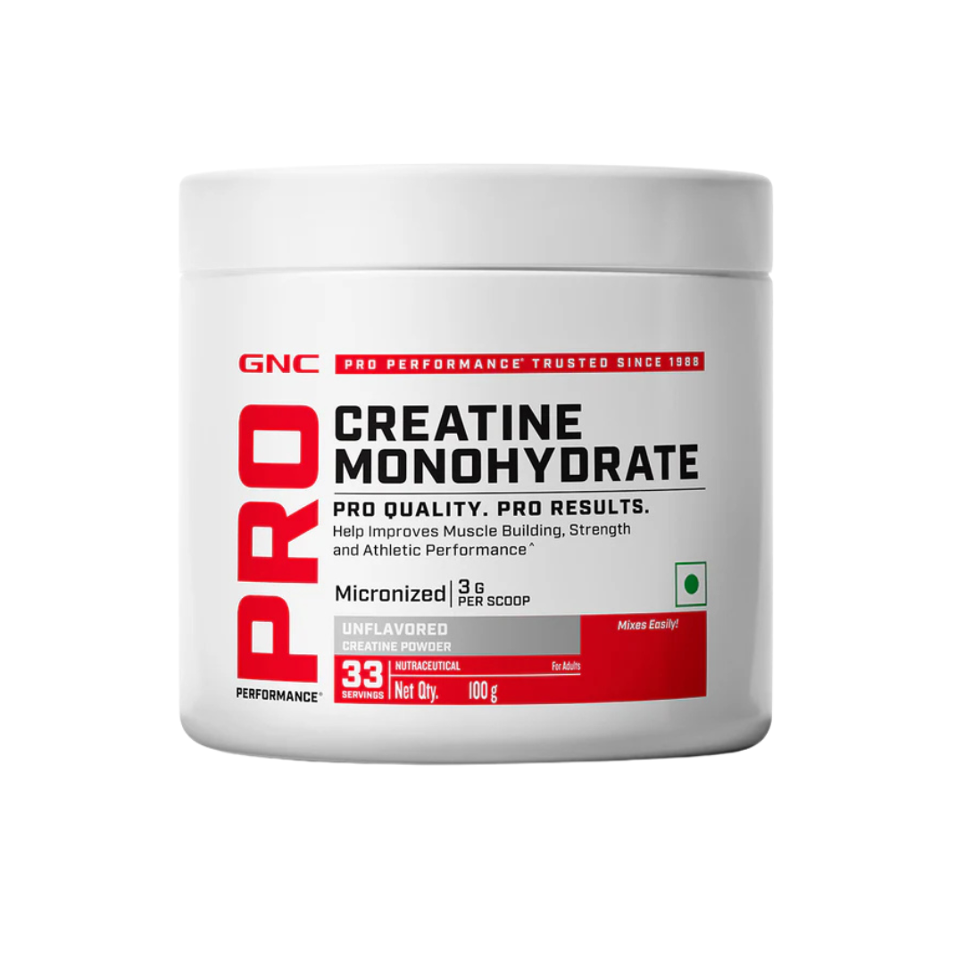 GNC Pro Performance Creatine Monohydrate 100 gm Unflavoured