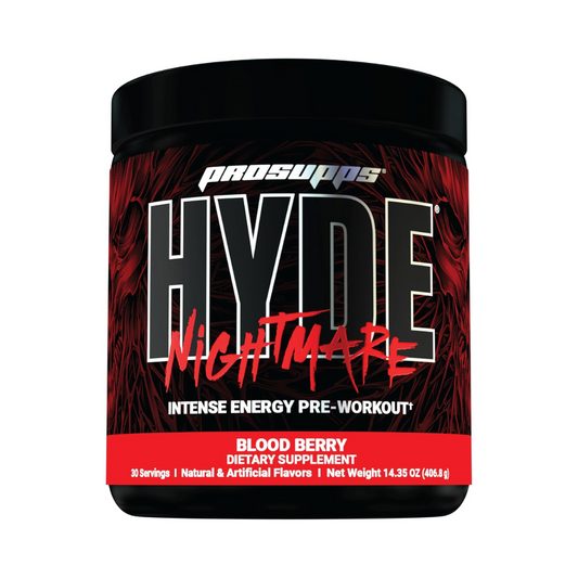 PRO SUPPS HYDE NIGHTMARE PRE WORKOUT-30 SERVINGS BLOOD BERRY